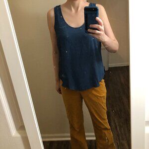 J.Crew Teal Sleevless Tank